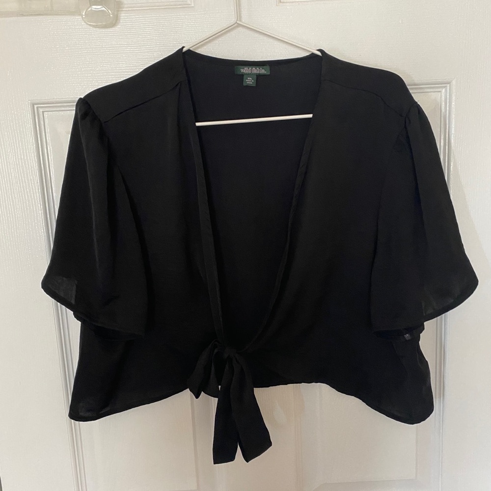 tie front top